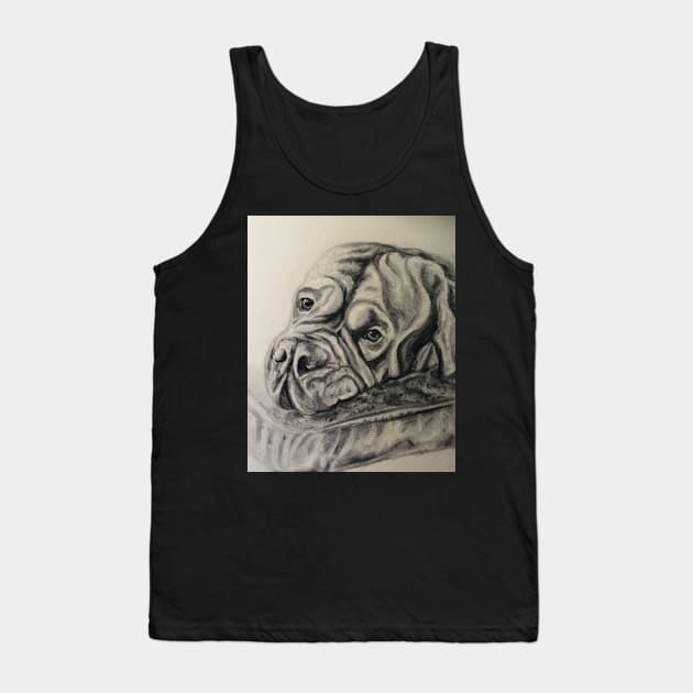 Dog De Bordeaux Tank Top by Merlinsmates